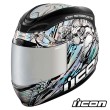 Icon AIRMADA Mechanica Full Face Helmet - Silver