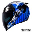 Icon AIRFLITE Stim Full Face Helmet - Blue