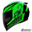 Icon AIRFLITE QB1 Full Face Helmet - Green