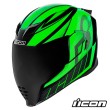 Icon AIRFLITE QB1 Full Face Helmet - Green