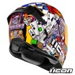 Icon AIRFRAME PRO Luckylid3 Full Face Helmet - Gold