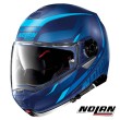 Nolan N100-5 N-COM Lumière 40 Flip Up Helmet - Flat Imperator Blue