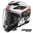 Nolan N70-2 GT Bellavista 28 N-COM Modular Helmet - Metal White
