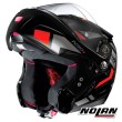 Nolan N90-2 N-COM Euclid 25 Flip Up Helmet - Flat Black