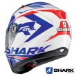 Shark RIDILL Stratom Full Face Helmet - White Blue Red