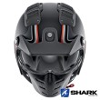Shark X-DRAK Hister Mat Open Face Helmet - Black Anthracite Orange