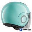 Shark NANO CRYSTAL Pastel Green Open Face Helmet - Green