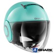 Shark NANO CRYSTAL Pastel Green Open Face Helmet - Green