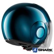 Shark NANO CRYSTAL Midnight Blue Open Face Helmet - Blue Metal