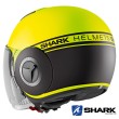 Shark NANO Street-Neon Mat Open Face Helmet - Yellow Black