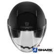 Shark MICRO Street-Neon Mat Open Face Helmet - Black Anthracite