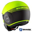 Shark STREET-DRAK Street-Neon Mat Open Face Helmet - Yellow Black