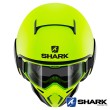 Shark STREET-DRAK Street-Neon Mat Open Face Helmet - Yellow Black