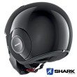 Shark STREET-DRAK Blank Open Face Helmet - Black