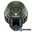 Shark STREET-DRAK Kanhji Mat Open Face Helmet - Green