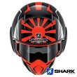 Shark STREET-DRAK Replica Zarco Malaysian GP Open Face Helmet - Black Orange Anthracite