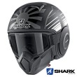 Shark STREET-DRAK Replica Zarco Malaysian GP Mat Open Face Helmet - Black Anthracite