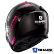 Shark SPARTAN CARBON Silicium Full Face Helmet - Black Purple Anthracite