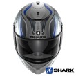 Shark SPARTAN Karken Mat Full Face Helmet - Anthracite Blue Black