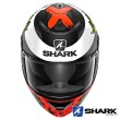 Shark SPARTAN Replica Lorenzo Monster Mat 2018 Full Face Helmet - Black Red Green