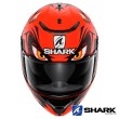 Shark SPARTAN Replica Lorenzo Austrian GP Mat Full Face Helmet - Red Black Red