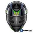 Shark D-SKWAL Mercurium Full Face Helmet - Black Anthracite Green