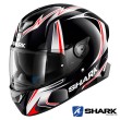 Shark SKWAL 2 Replica Sykes Full Face Helmet - Black White Anthracite