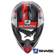 Shark VARIAL Replica Tixier Off Road Helmet - Black Glitter Red