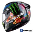 Shark RACE-R PRO CARBON Replica Lorenzo Catalunya GP Full Face Helmet - Black Chrom Green