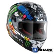 Shark RACE-R PRO CARBON Replica Lorenzo Catalunya GP Full Face Helmet - Black Chrom Green