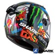 Shark RACE-R PRO CARBON Replica Lorenzo Catalunya GP Full Face Helmet - Black Chrom Green