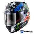 Shark RACE-R PRO CARBON Replica Lorenzo Catalunya GP Full Face Helmet - Black Chrom Green