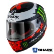 Shark RACE-R PRO Lorenzo Monster Mat 2018 Full Face Helmet - Black Red Green