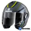 Shark EVOLINE SERIES 3 Hyrium Flip Up Helmet - Anthracite Black Yellow