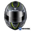 Shark EVOLINE SERIES 3 Hyrium Flip Up Helmet - Anthracite Black Yellow