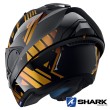 Shark EVO-ONE 2 Lithion Dual Flip Up Helmet - Black Chrome Gold