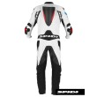 Spidi WARRIOR 2 WIND PRO Leather Suit - Red Light Blue
