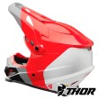Thor SECTOR BOMBER Dirt Bike Helmet - Red Charcoal