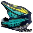 Thor SECTOR WARP Dirt Bike Helmet - Navy Teal