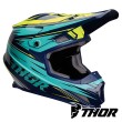 Thor SECTOR WARP Dirt Bike Helmet - Navy Teal