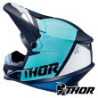 Thor SECTOR BLADE Dirt Bike Helmet - Navy Blue
