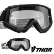 Thor Youth COMBAT Goggles - Black White