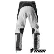 Thor TERRAIN (Over The Boot) Off Road Pants - Light Grey Black