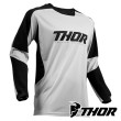Thor TERRAIN Off Road Jersey - Light Grey Black