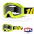 100% THE STRATA JUNIOR Neon Yellow Goggles - Clear Lens